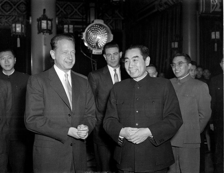 Dag Hammarskjold and Chou En-Lai